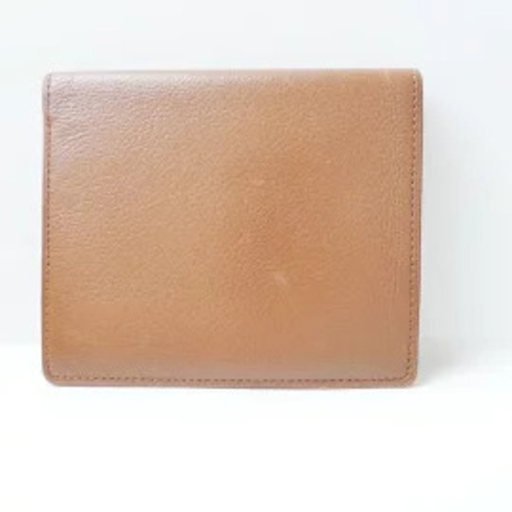 Saint Laurent Yves Bi fold Wallet Brown Leather - Picture 2 of 7